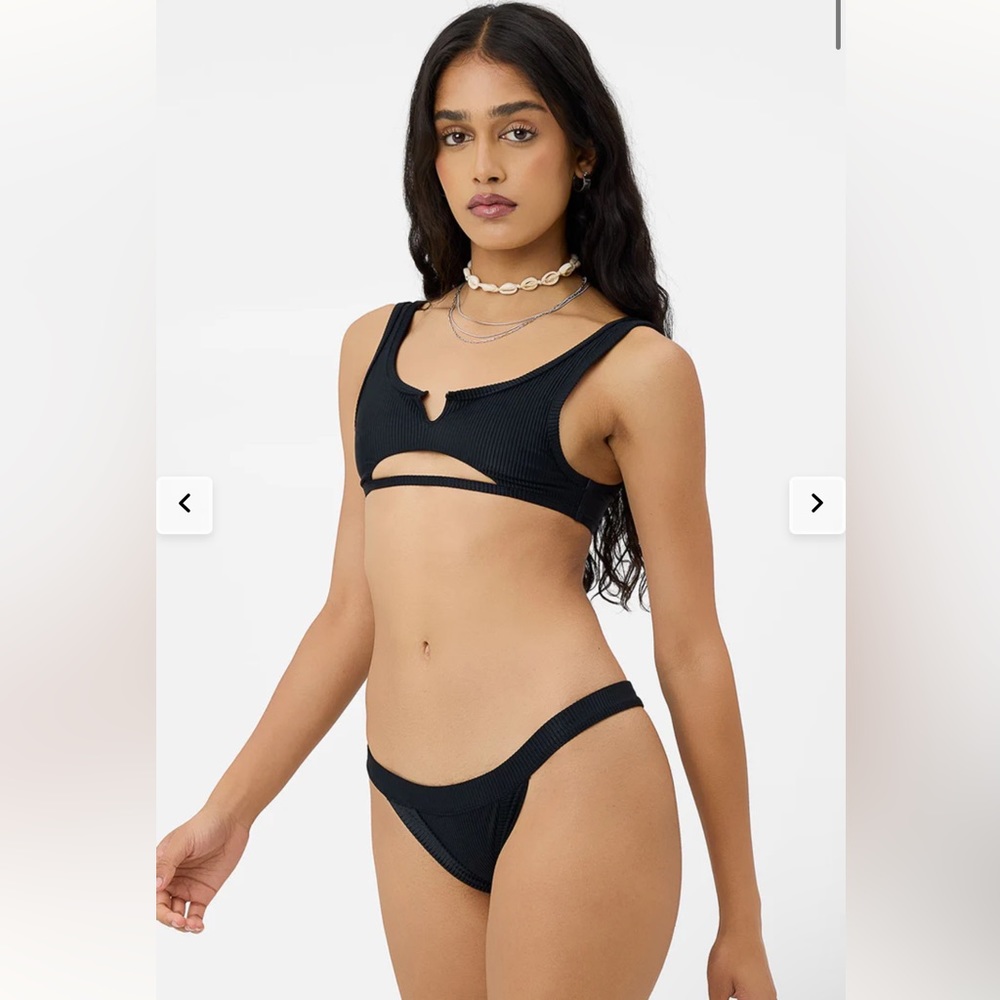 Frankie’s Bikini Cole Ribbed Bikini Set